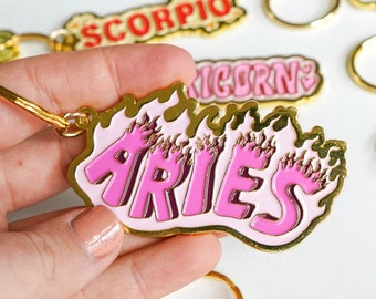 Zodiac Keychain